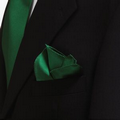 Kelly Green Polyester Pocket Square